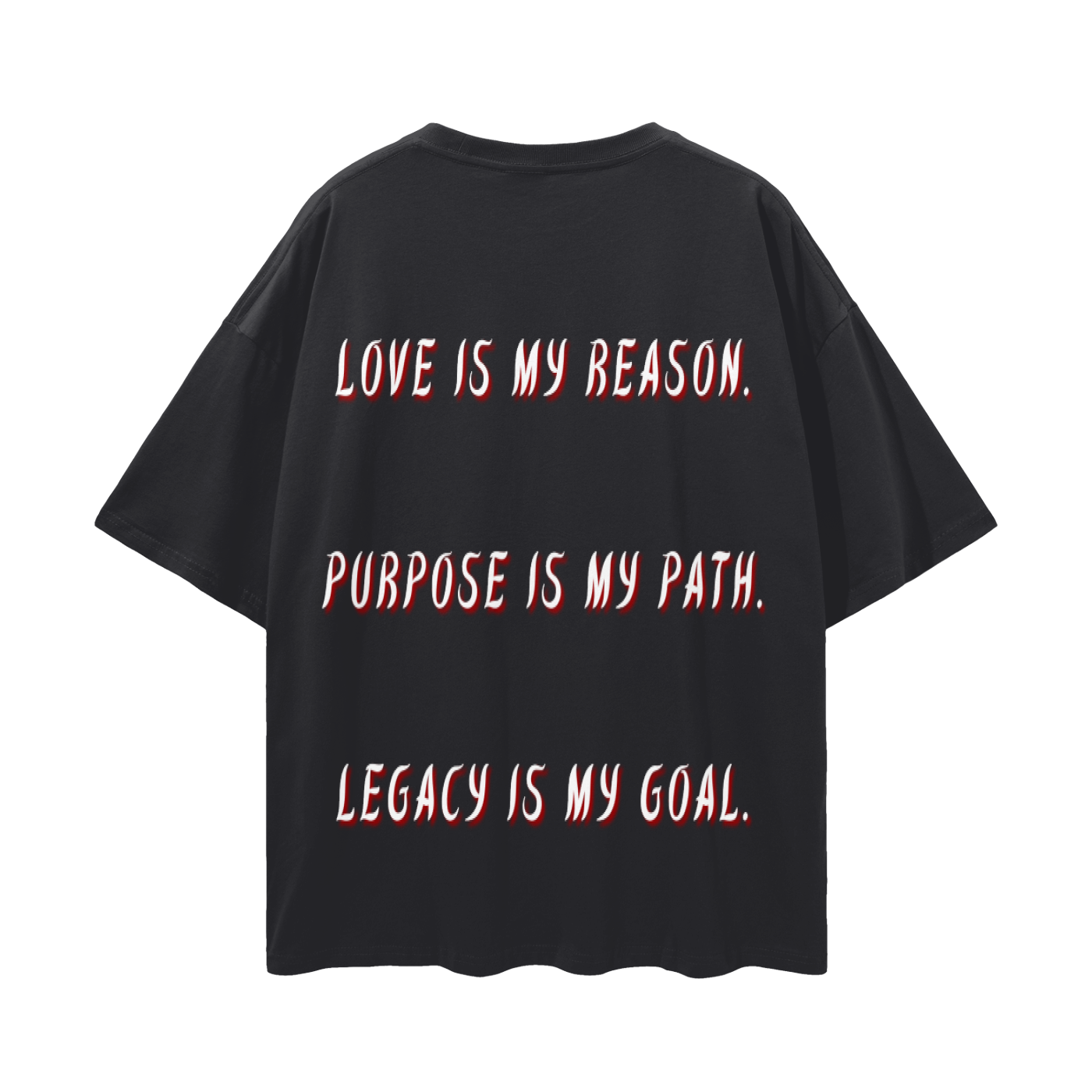 streetwear,oversized tee,4L ,unisex,tops,black,black tee