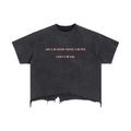streetwear,acid wash,vintage,cropped tee,4L