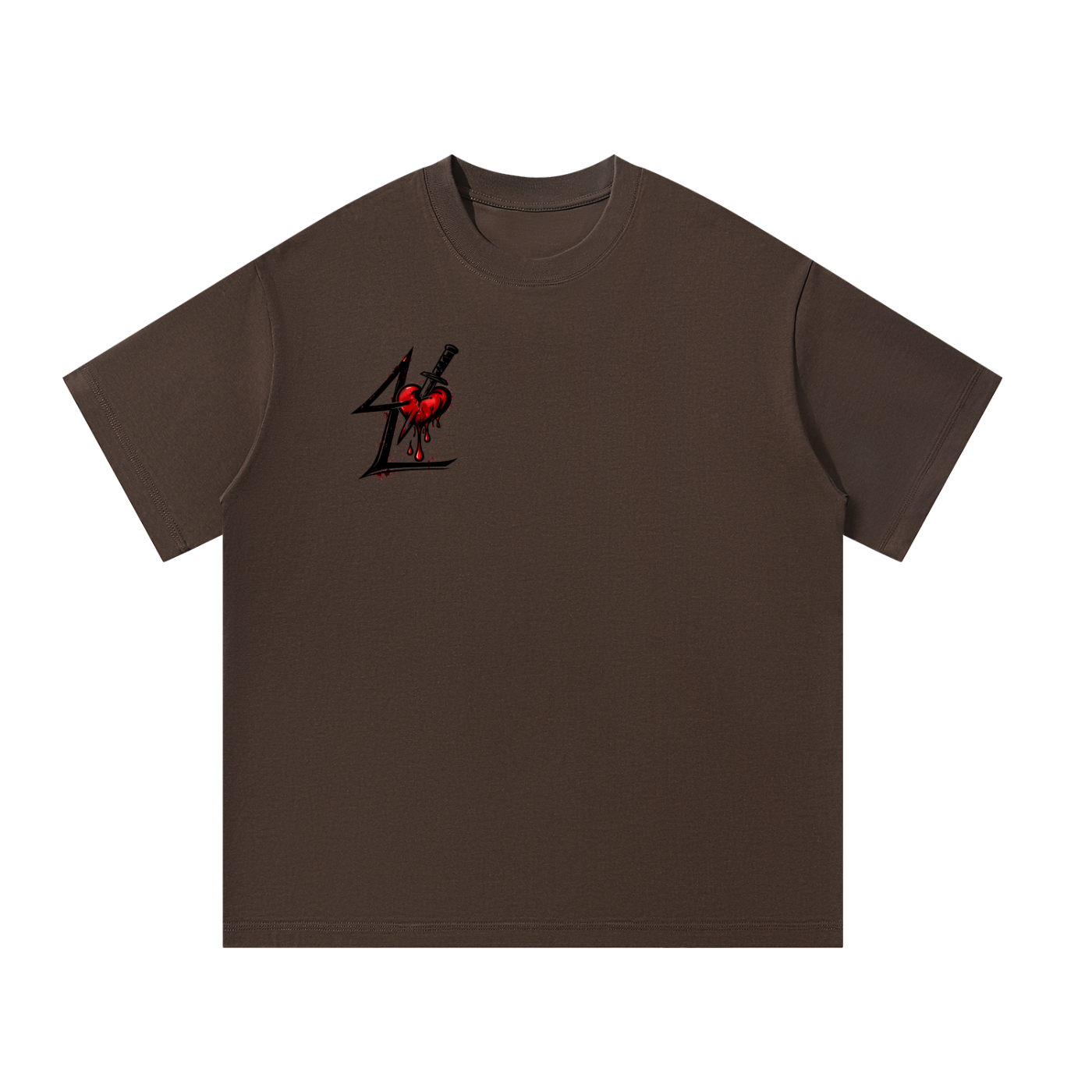 streetwear,unisex,oversized tee,4L,brown tee