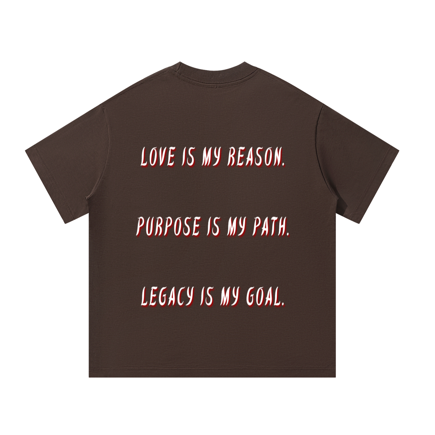 CORE BROWN Tee Reverse